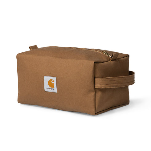 Carhartt WIP Canvas Washbag Hamilton Brown Degli Uberti